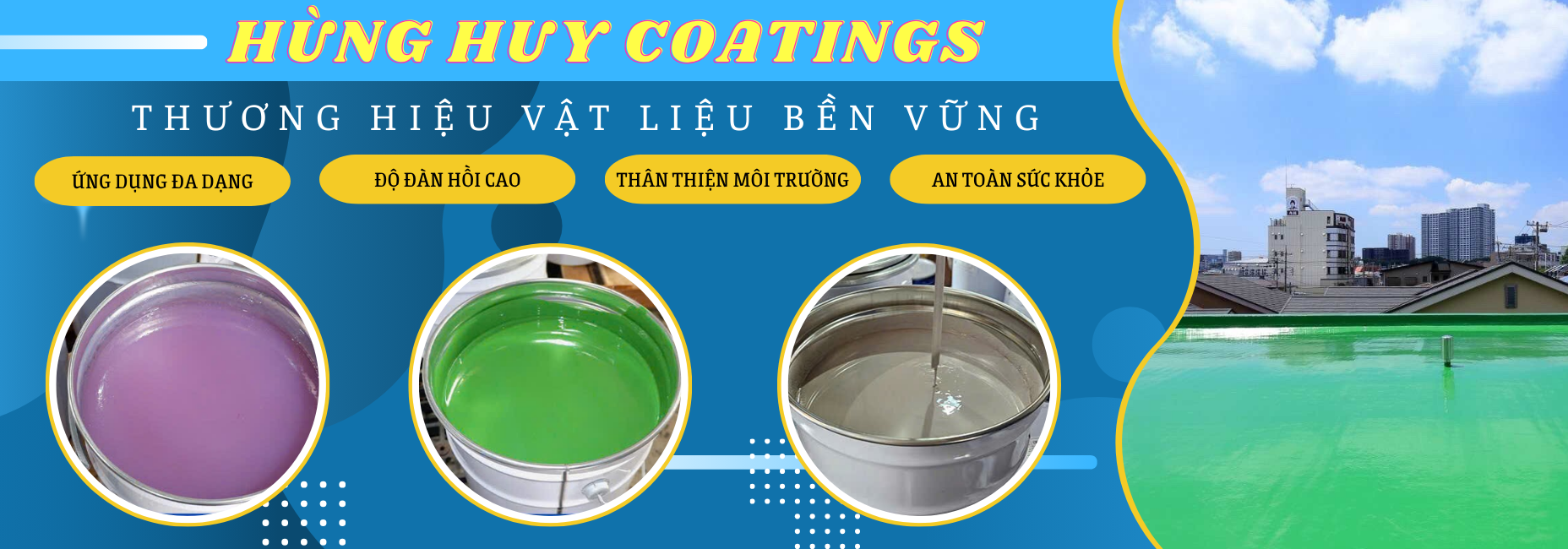 CÔNG TY TNHH SẢN XUẤT THƯƠNG MẠI VẬT LIỆU MỚI HÙNG HUY
