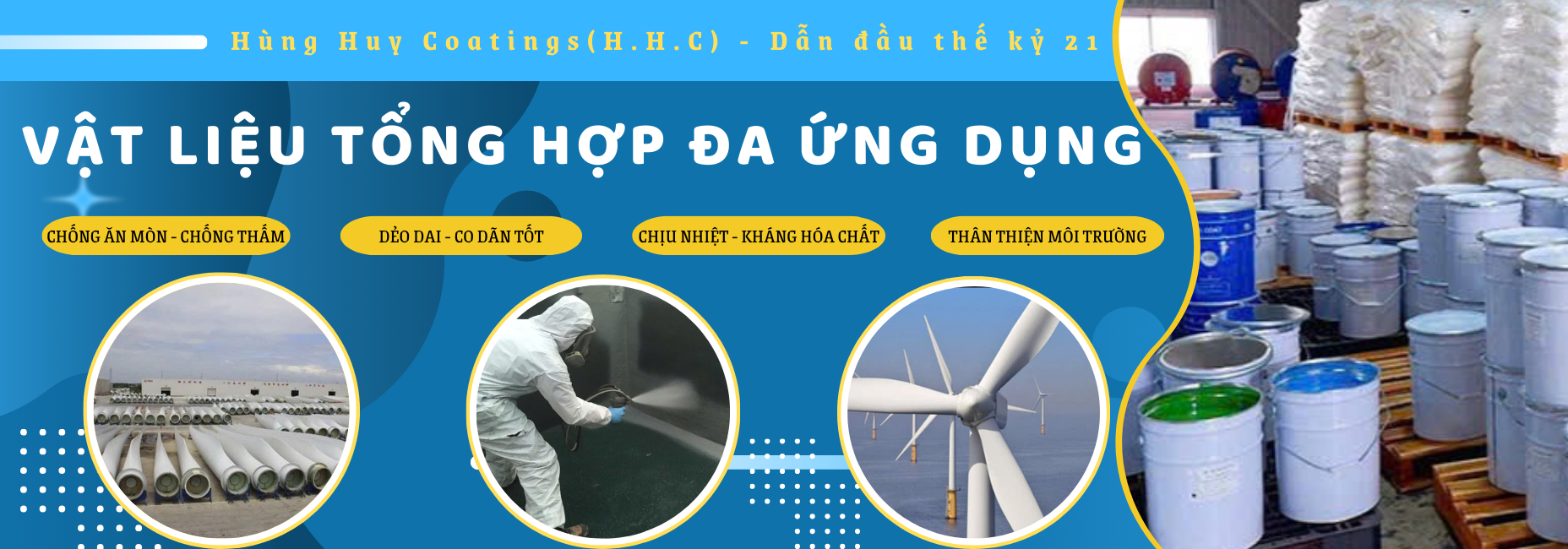 CÔNG TY TNHH SẢN XUẤT THƯƠNG MẠI VẬT LIỆU MỚI HÙNG HUY